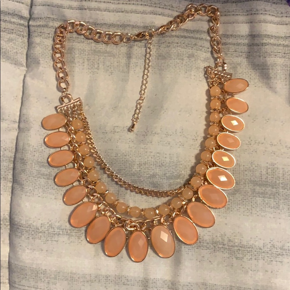 Four layer necklace